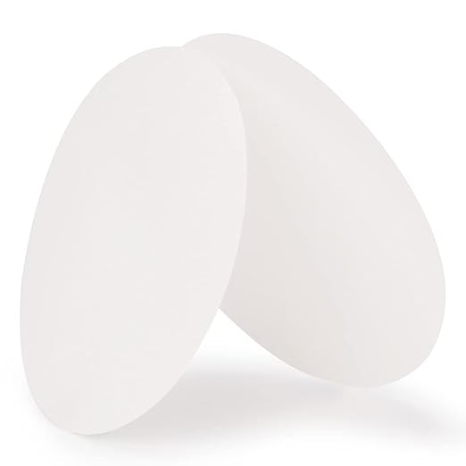 stonylab Quantitative Filter Paper, 100 Pack Slow Flow Rate Cellulose Filter Paper Circles with 10 Micron Particle Retention, 94 mm Diameter