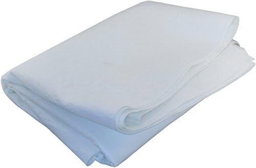 Duda Diesel Duda Energy Sheets:25u 1 yd. x 72" Singed Polyester Felt Filter Media Fabric Sheet, 25 Micron, Polyester