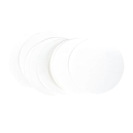 Hydrophilie PTFE Membrane Filter,PTFE Disc Membrane Micrometer Filter,Hydrophilicity Polytetrafluoroethylene Microporous Micron Millipore Filtration,50 Sheet/Pack (50mm Diameter,0.22µm Pore Size)