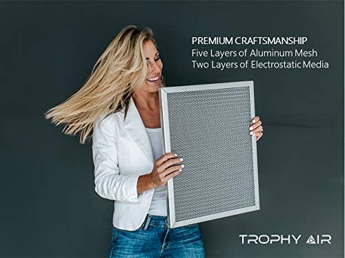 Washable & Reusable Electrostatic HVAC AC/Furnace Air Filter, Lasts a Lifetime, 6 Stage Permanent Air Filter, Healthier Home or Office, Made in The USA - Increases Airflow (16x20x1)