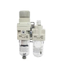1pc Air Combination Filter Regulator + Lubricator AC AC-A AC20 AC30 AC40 AC20A-02-A AC20A-02G-A AC30A-03G-A AC40A-04-A AC20A-02CG-A(AC40A-04G-A)
