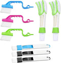 UPKOCH Window Groove Cleaning Brush Set 8pcs Window Gap Scrubber Brushes Dust Removal Wet and Dry Use Cleaning Tools for Home and Office