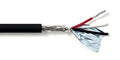 3C 22AWG AMSB Shielded Cable Wire (UL2464) - Highly Flexible Str TC, PVC Ins, OS+TC BRD, PVC JKT for CNC Machine, Stepper Motor, VFD Spindle (Matte Black 25FT)