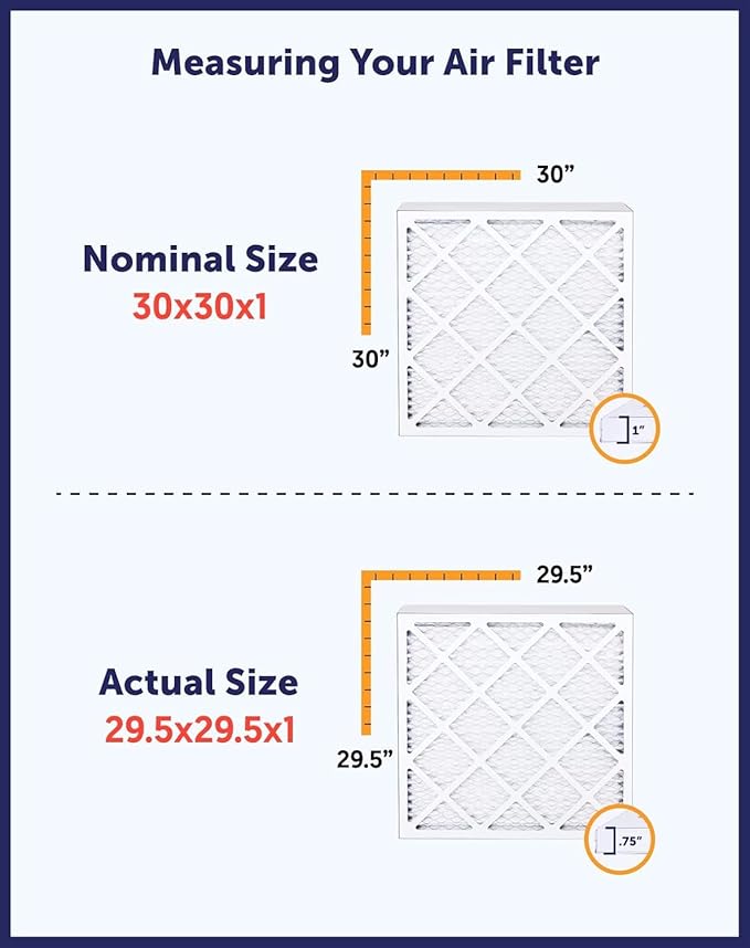 Filter King 15.5x58.5x1 Air Filter | 4-PACK | MERV 8 HVAC Pleated A/C Furnace Filters | MADE IN USA | Actual Size: 15.5 x 58.5 x .75"