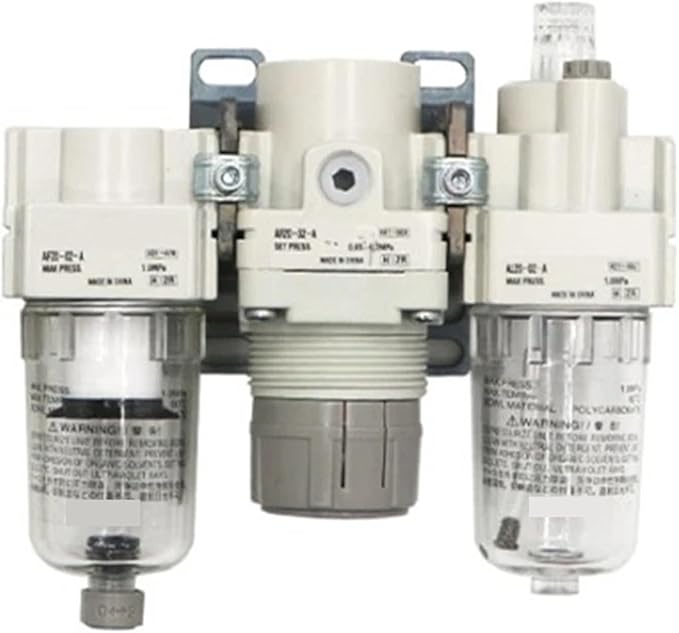 Air Combination Air Filter + Regulator + Lubricator AC AC-A AC10 AC20 AC10-M5-A AC20-01/02-A 01D 02D 01DG 02DG 01G 02G 01C(AC20-02-A)