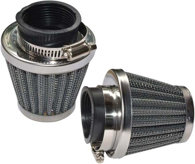 Baitaihem Pack of 2 Motorcycle POD Air Filter Dirt Pocket Bike ATV Pit Bike 35 38 39 40 42 46 48 50 52 54mm (35mm)