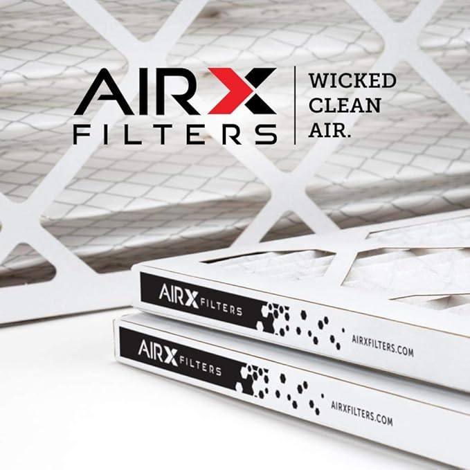 AIRx Filters 14x14x1 Air Filter MERV 13 Pleated HVAC AC Furnace Air Filter, Health 12-Pack, Made in the USA