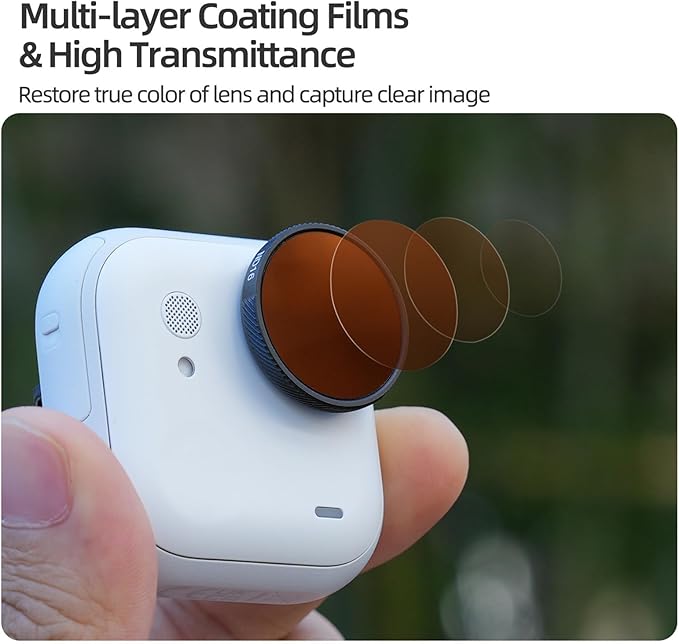CPL Filter Compatible with Insta360 GO Ultra Camera Accessories CPL Circular Polarizer Lens Filter Waterproof Scratch-Resistant