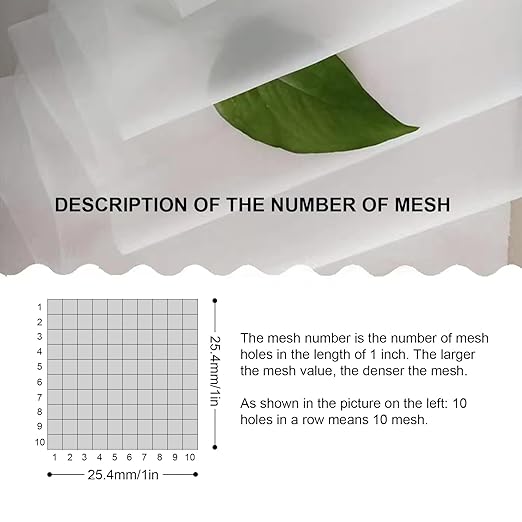 Nylon Mesh Fabric, 60 80 100 120 200 250 300 350 400 500 Mesh Filter, Reusable Strainer Cloth for Wine Juice Fresh Milk(1m x 1m) (200 mesh)
