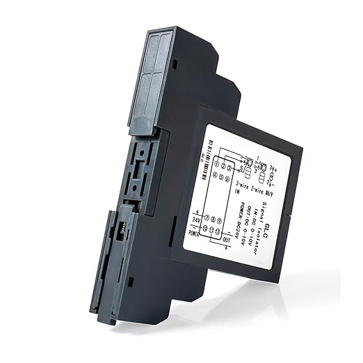 Analog Signal Isolator 4-20mA Signal Isolator Din Rail Mount 0.5% FS Precision for Industrial Automation PLC Control System(1 in 2 Out,Output 0-10V_Input 0-200V_DC24V)