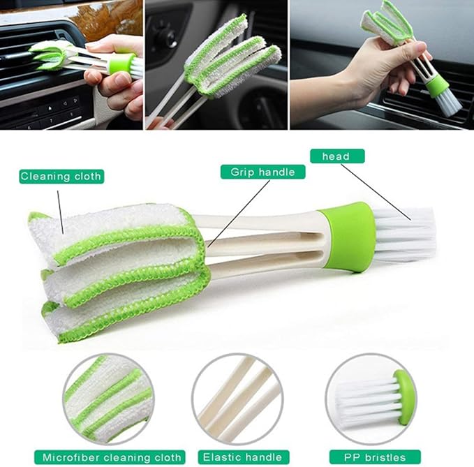 UPKOCH Window Groove Cleaning Brush Set 8pcs Window Gap Scrubber Brushes Dust Removal Wet and Dry Use Cleaning Tools for Home and Office