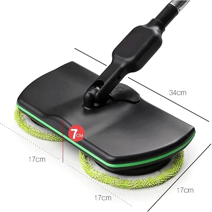 Spinning Cleaner Vacuum,Electric Mops for Floor Cleaning,Cordless Electric Mop,Floor Scrubber and Polisher Machine,Buffer Polisher for Home with Replacement Pad，Includes 10 PCS Cleaning Cloth