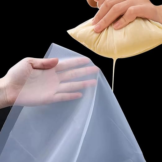 Nylon Mesh Fabric, 60 80 100 120 200 250 300 350 400 500 Mesh Filter, Reusable Strainer Cloth for Wine Juice Fresh Milk(1m x 1m) (200 mesh)