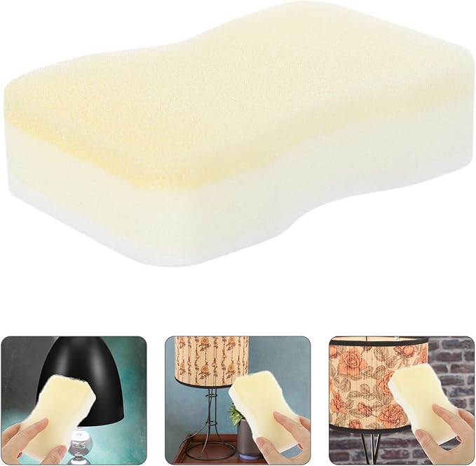 15pcs Lamp Shade Cleaner Sponge Set Dry Cleaning Soot Remover Sponges for Lampshade Dust for Household