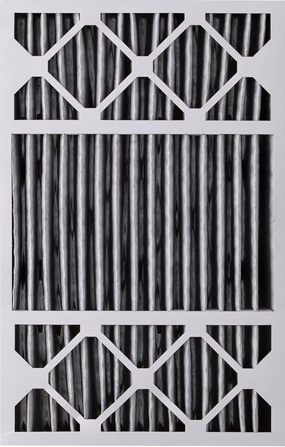 Nordic Pure 16x25x5 (Actual Size: 15 3/4 x 24 3/4 x 4 3/8) Honeywell Replacement Air Filters MERV 12 Plus Carbon 1 Pack