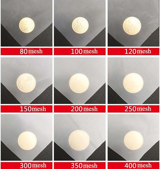 Fine Filter Mesh Nylon Fabric, Recycling Screens for The Industry 48 Micron Nylon Filter Mesh(400 Mesh,1x10 m)