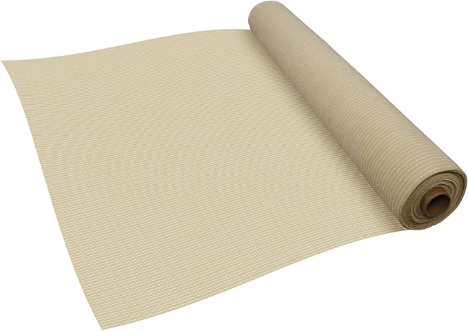 TANG Sun Shade Fabric Roll 8'x89' Shade Cloth for Garden Beige HDPE Mesh Shading Pergola Cover Replacement Canopy, 95% Blockage Sunshades for Outdoor Patio Backyard Plant