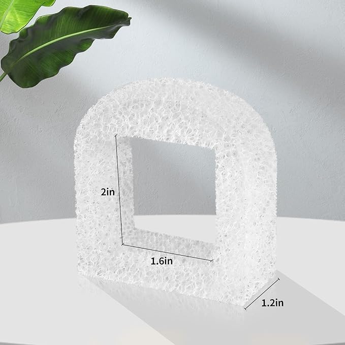 Cat Water Fountain Filters, 24 Pack Pet Fountain Replacement Foam Sponge Pre-Filters Fit for Multiple Ceramic and Stainless Steel Pet Fountains