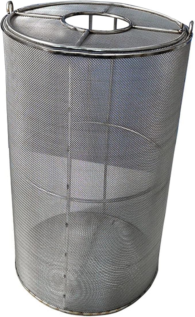 Stainless Steel Pump Filter Cover Water Pump Protective Cover Sump Pump Anti-Clogging Outdoor 1mm Mesh Pump Cover Barrier Durable And Strong For Septic Tanks Farm Irr(Size:40x60cm/15.7"x23.6",Color:B)