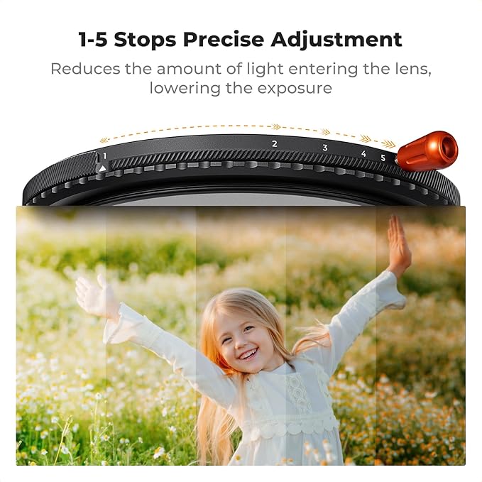 K&F CONCEPT 67mm Black Diffusion Mist Effect 1/4 & Variable ND2-32(1-5 Stops) & Circular Polarizing Filter CPL-in 1 HD Lens Filter with 28 Multi-Coatings for Camera Lenses (Nano-X Series)