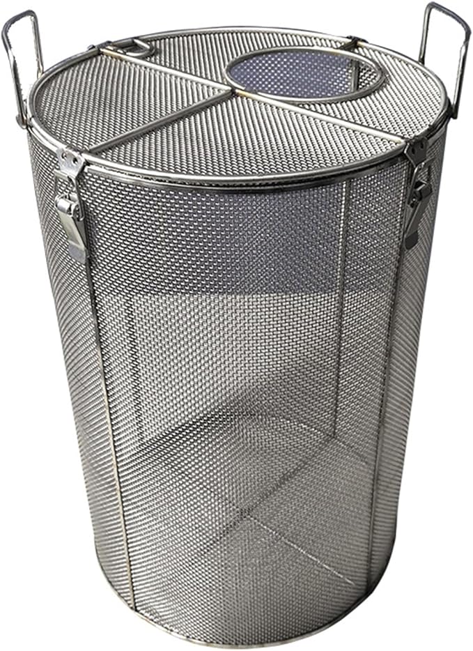 Stainless Steel Pump Filter Cover Water Pump Protective Cover Sump Pump Anti-Clogging Outdoor 1mm Mesh Pump Cover Barrier Durable And Strong For Septic Tanks Farm Irri(Size:25x60cm/9.8"x23.6",Color:A)