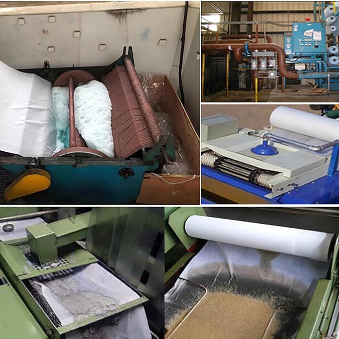 Cutting fluid filter paper, machine tool filter paper, grinder filter paper, mixed fiber material, suitable for filtering industrial oils such as cooling fluid and cutting(Size:60cmX100m（1.96x328 ft）)