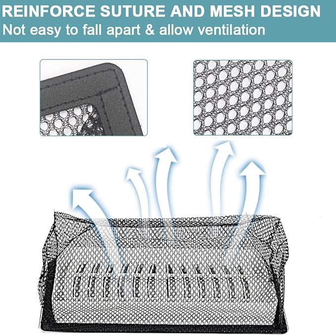 Floor Register Cover Trap, Floor Air Vent Cover Screen for Home Air Vent Filters 5-Pack Floor Vent Mesh Filters Net Trap… (4 x 10 Inch)