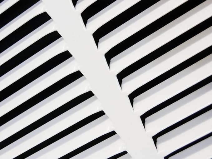 HVAC Premium 22 x 14 Duct Opening Steel Return Air Filter Grille, for 1-inch Filter, Removable Door, Flat Stamped HVAC Vent Cover Grille, Outer Dimensions 24.5 x 16.5