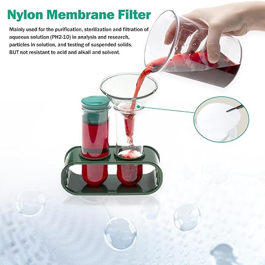 50 Nylon disc Membrane Filters Filter Pieces Nylon Disc Membrane Filters mm Diameter, 0.1µm Pore Size