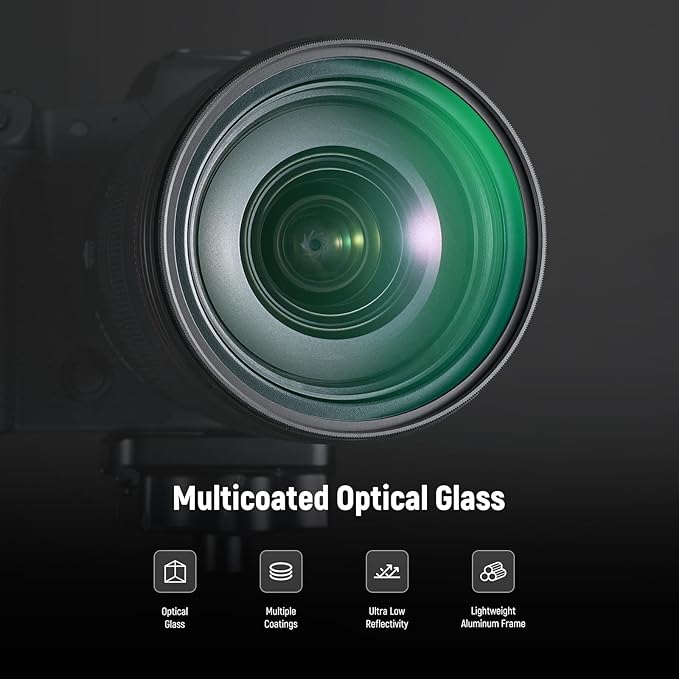 NEEWER 58mm Black Diffusion 1/4 Filter Dreamy Soft Cinematic Effect Filter Ultra Slim Water Repellent Scratch Resistant Optical Glass Multiple Nano Coatings for Video/Vlog/Portrait Photography