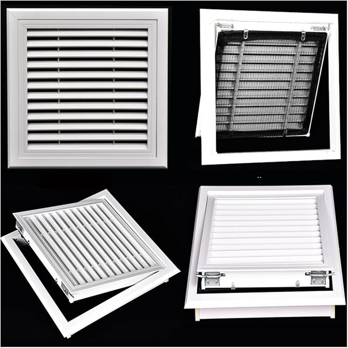 Return Air Filter Grille Vent Cover Removable, Louvered Access Panel, Removable Access Panel, HVAC Vent Cover Grill(14x 30 in)