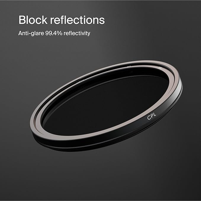Urth 37mm Circular Polarizing (CPL) Lens Filter (Plus+) - 20-Layer Nano-Coated, Slim Design for Camera Lens Polarization