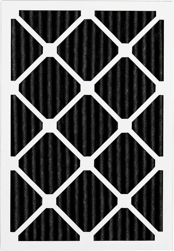 Nordic Pure 12x20x1 (Actual Size: 11 1/2 x 19 1/2 x 3/4) Pure Carbon Pleated Odor Reduction Furnace Air Filters 24 Pack