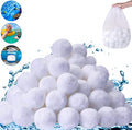 3.1 lbs Pool Filter Balls for Sand Filter, Eco-Friendly Reusable Pool Fiber Filter Balls Replace Pool Filter Sand, Pool Filter Media Balls for Swimming Pool (Equals 100 lbs Pool Filter Sand)
