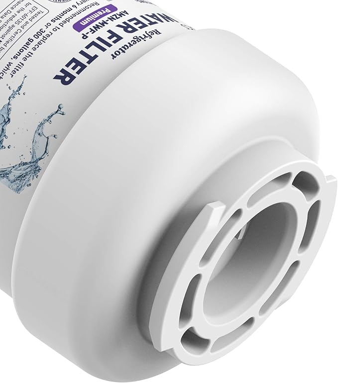 Amazon Basics Replacement Water Filter Cartridge Compatible with GE MWF Refrigerator- Pack of 1, Premium Filtration