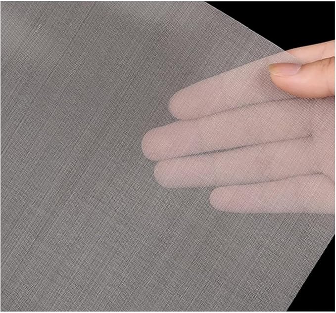 100 Mesh Metal Wire Cloth Stainless Steel, 304 Woven Screen Mesh Panel, Precision Filter Netting, Kitchen Lab Workshop Use, Ready to Cut