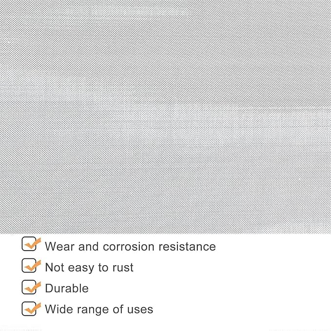 Stainless Steel Fine Filter Mesh Roll 60 & 120 Mesh, 304 Woven Screen Fabric for HVAC Vent and Grease Filtering
