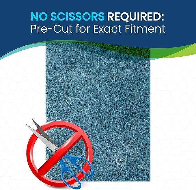 Polyester Washable Fiber Furnace Door Filter for Mobile, Manufactured and Modular Homes (19.5 x 28)
