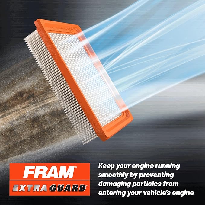 FRAM Extra Guard CA11050 Replacement Engine Air Filter for Select Chrysler, Dodge, Ram and Volkswagen (3.6L) Models, Provides Up to 12 Months or 12,000 Miles Filter Protection