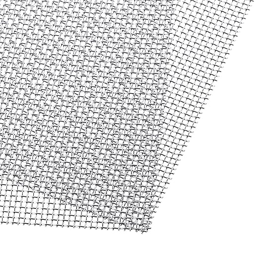 2 Pack 304 Stainless Steel Wire Mesh Screen 20 Mesh 11.8 x 11.8 Inch Metal Meshes Screen Woven Wire Meshes 1mm Hole Easy to Cut for Vent, Window Screens, Filters, Cage, Garden, Vent, Cage, Cabinet DIY