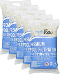 5-Pack Pool Filter Sand, Premium Filtration with Pure Silica Formula, 50 Lbs - Swimming Pool System Accessories and Supplies for Cleaning and Maintenance