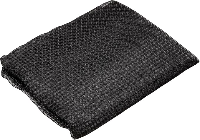 PATIKIL 47.2" x 78.7" Air Conditioner Air Filter Material, Plastic Dustproof Filtering Mesh Screen Replacement for Air Conditioning, Black