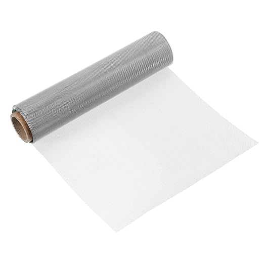 uxcell 100 Mesh 79" x 10" Woven Wire Mesh, 316 Stainless Steel Air Vent Filter Screen, Window Screen Mesh for DIY Projects Vents Cover Filtration Animals Fence