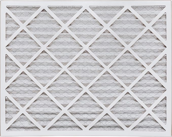 Aerostar 16.375x21.5x1 MERV 8 Air Filter, Pleated AC Furnace HVAC Filters (16.5x21.5x0.75), Electrostatically Charged for Allergies Dust Pet Dander Pollen Mold Lint, MPR 600 FPR 5, USA, 12 Pack