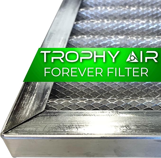 | Merv 8 | Washable Furnace Filter | Lifetime HVAC & Furnace Air Filter | Washable | Superior particle-holding Ability | Premium Quality Aluminum | 20x24x1